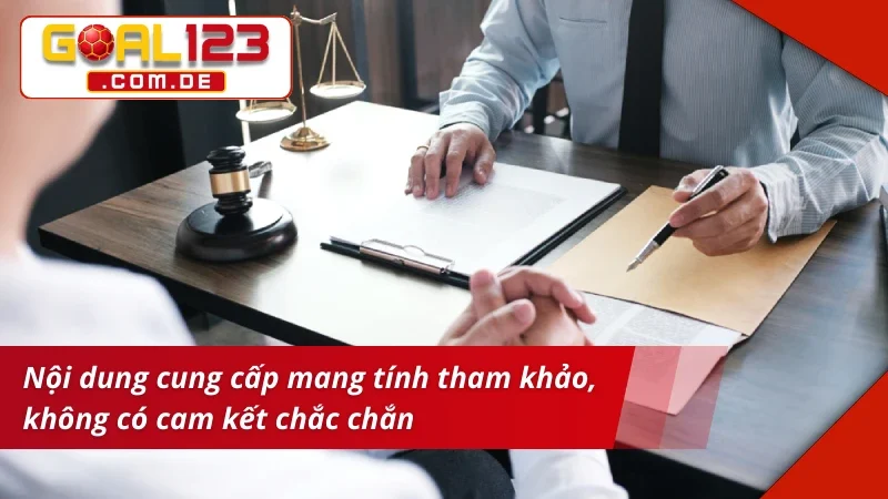 Miễn trừ trách nhiệm đối với thông tin tham khảo